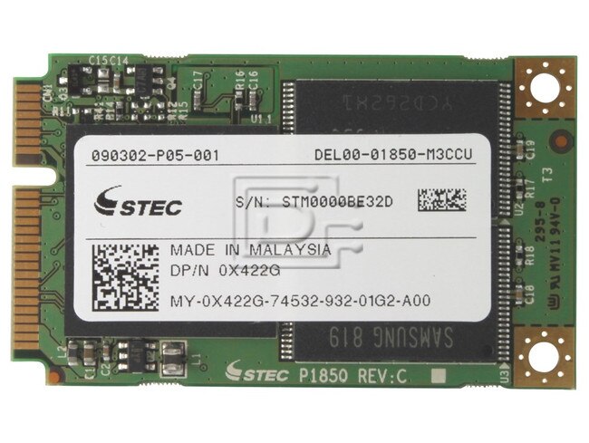 Dell X422G SLMPCI16GM4U-M LAP-16GB-PATA-SSD SLMPCI16GM4U-M LAP-16GB-PATA-SSD X422G 0X422G 16GB SSD image 1