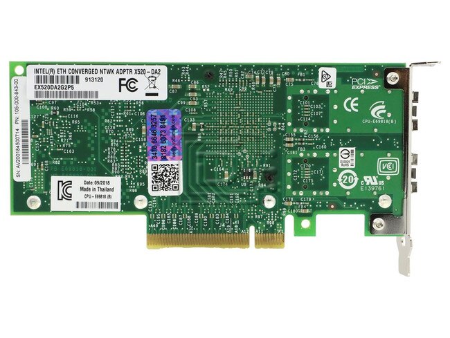 INTEL X520-DA2 PCIe Express 10GbE Network Interface Controller NIC Card Image 4 image