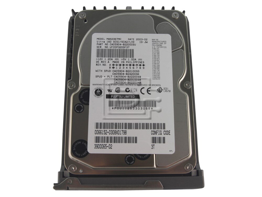 Sun 540-5451 SCSI Hard Drive