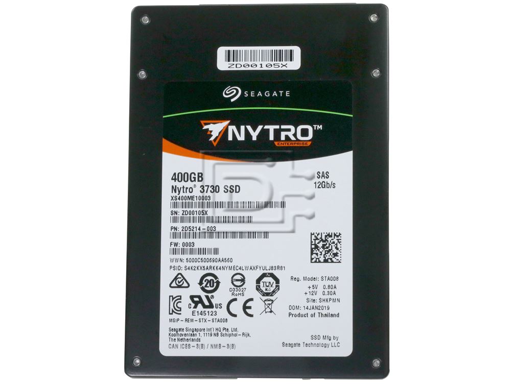 Seagate Nytro 3730 XS400ME10003 400GB 2.5