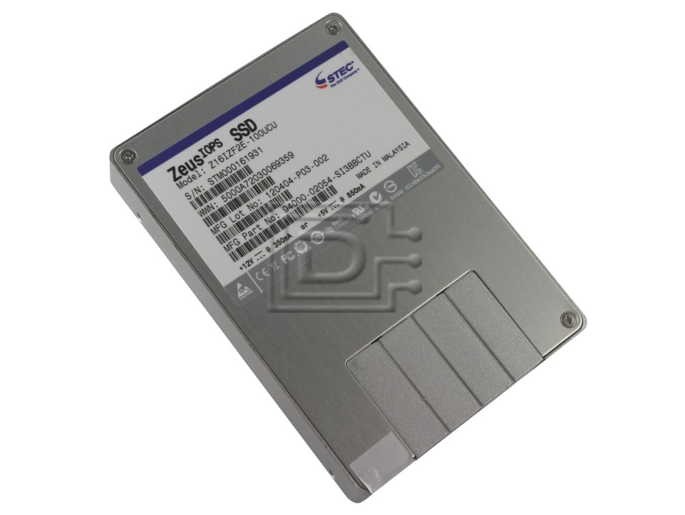 sTec Z16IZF2E-100UCU sTec 100GB SAS SSD Drive Image 3 image